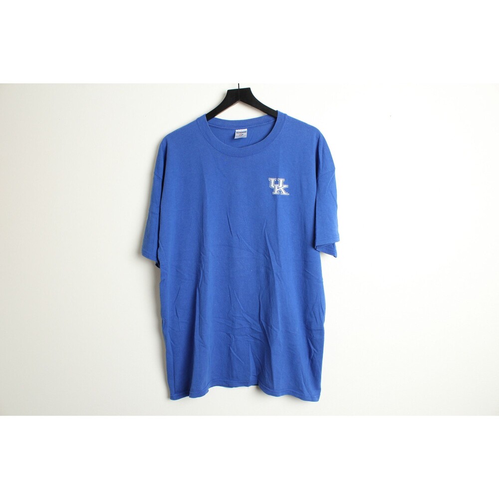 Vintage Y2K 90s University of Kentucky Wildcats Distressed Embroidered T-shirt -